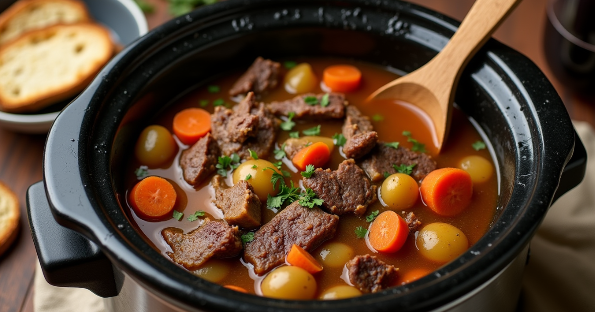 crockpot venison stew