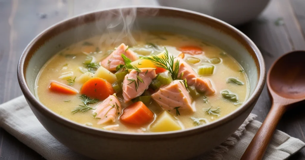 salmon soup recipe